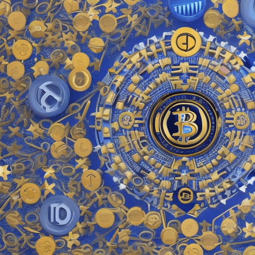 An image showcasing a diverse group of people engaged in charitable activities, surrounded by vibrant digital currencies like Bitcoin and Ethereum, symbolizing the growing integration of cryptocurrencies in the non-profit sector