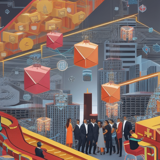 Nt image depicting a diverse group of individuals exchanging beautifully wrapped crypto gifts, while surrounded by intricate tax forms and charts, symbolizing the complexities of navigating tax implications in the world of cryptocurrency