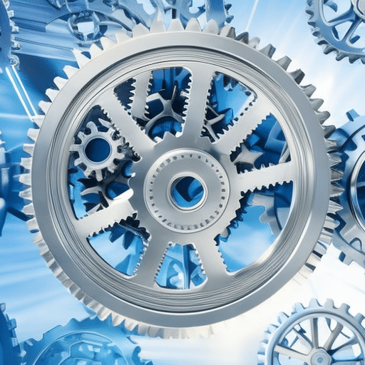 An image featuring a diverse group of interconnected gears, each representing a different industry (finance, healthcare, supply chain, etc