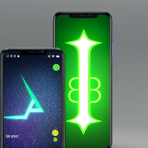 An image showcasing a smartphone with the Cash App interface, seamlessly transferring Bitcoin using the Lightning Network