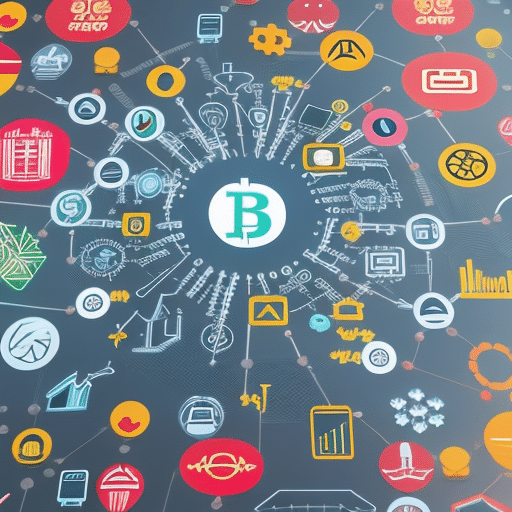 An image showcasing a diverse group of people engaging with digital devices, surrounded by vibrant icons representing various causes, as cryptocurrency flows seamlessly from their devices to symbolize the potential of cryptocurrency donations