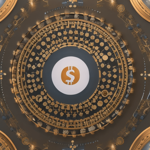 An image depicting a diverse group of people from different backgrounds, holding hands and surrounded by floating cryptocurrency symbols, symbolizing the unity and empowerment of nonprofits through embracing cryptocurrency